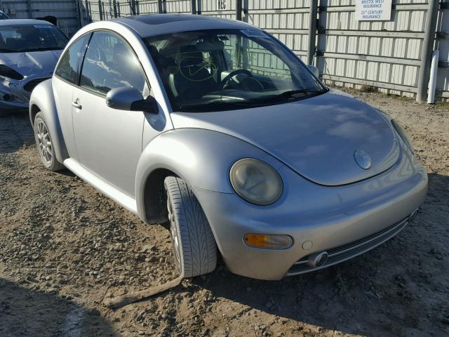 3VWCK31C55M403281 - 2005 VOLKSWAGEN NEW BEETLE SILVER photo 1