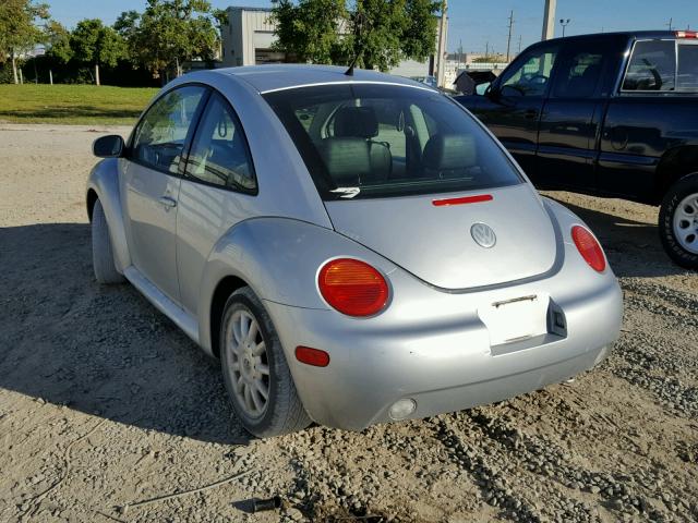3VWCK31C55M403281 - 2005 VOLKSWAGEN NEW BEETLE ვერცხლისფერი ფოტო 3