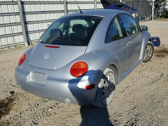 3VWCK31C55M403281 - 2005 VOLKSWAGEN NEW BEETLE SILVER photo 4