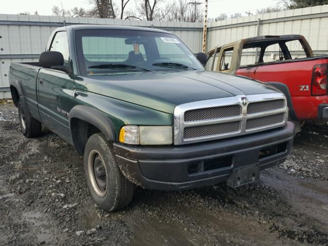 1B7HC16X81S243288 - 2001 DODGE RAM 1500 GREEN photo 1