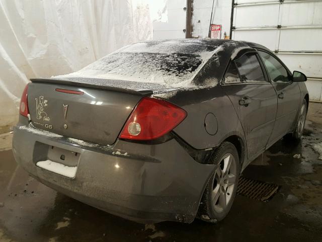 1G2ZG58B574233563 - 2007 PONTIAC G6 BASE GRAY photo 4