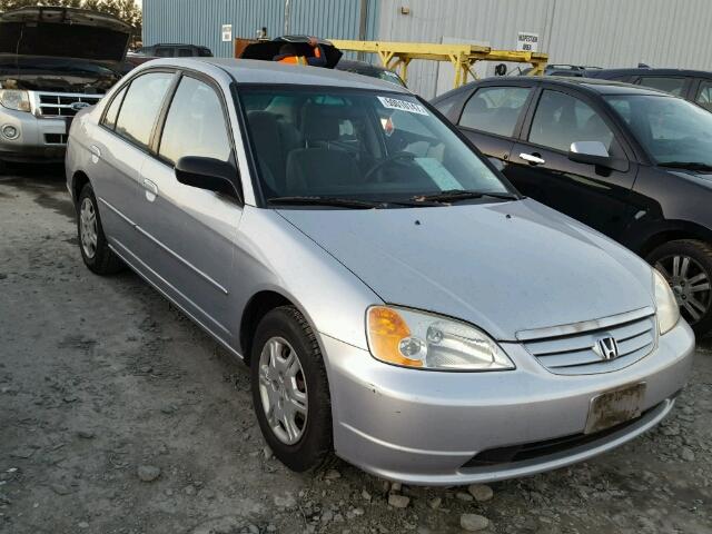 2HGES16622H567926 - 2002 HONDA CIVIC LX SILVER photo 1