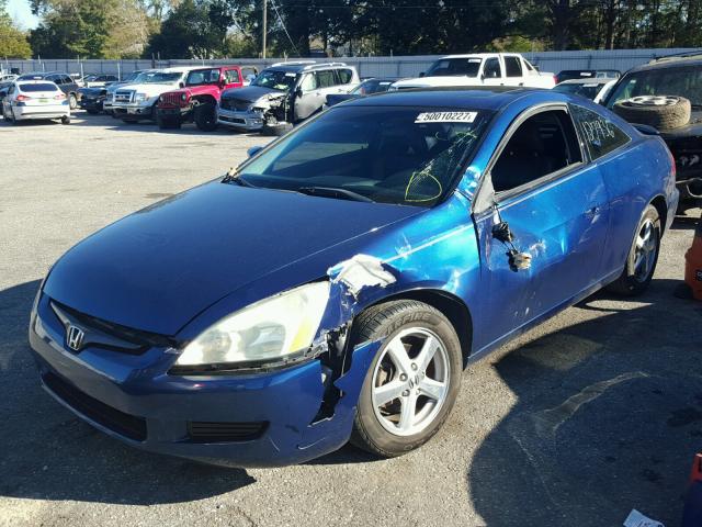 1HGCM72654A004218 - 2004 HONDA ACCORD EX BLUE photo 2