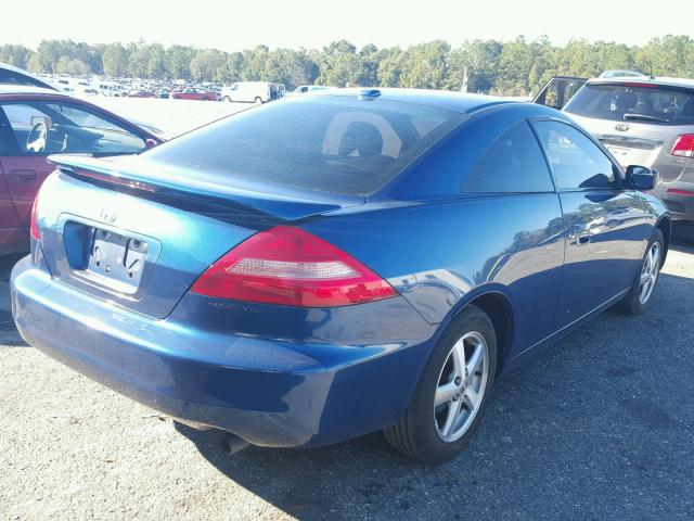 1HGCM72654A004218 - 2004 HONDA ACCORD EX BLUE photo 4