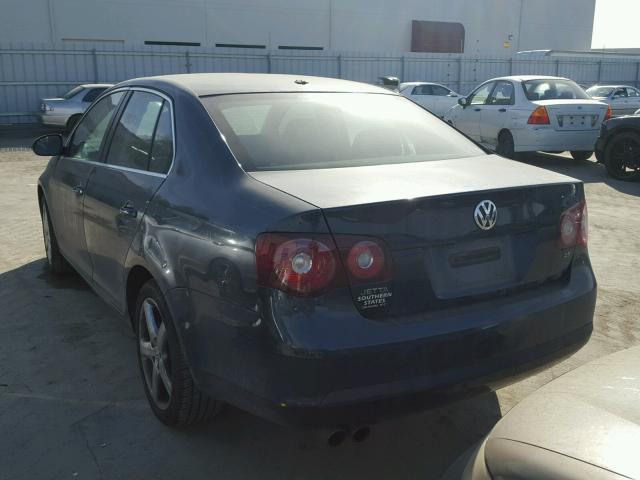3VWRM71K09M030207 - 2009 VOLKSWAGEN JETTA SE Mavi foto 3