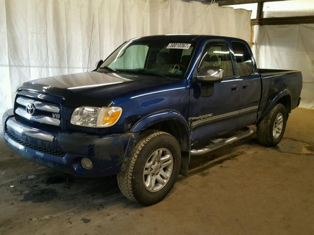 5TBBT44185S462748 - 2005 TOYOTA TUNDRA ACC BLUE photo 2