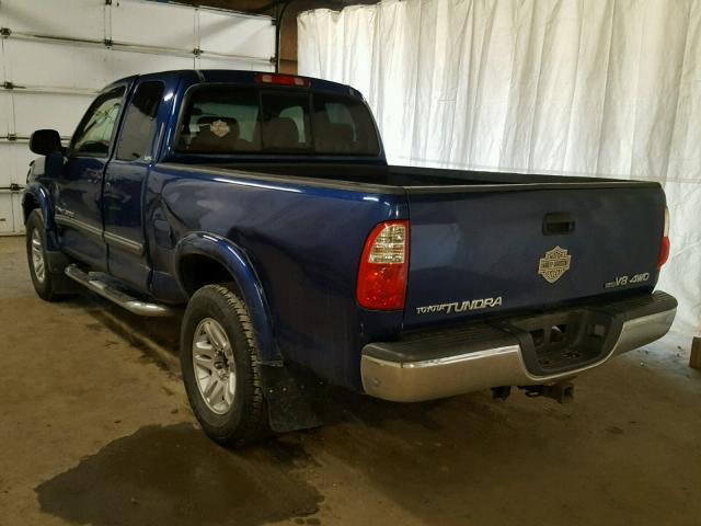 5TBBT44185S462748 - 2005 TOYOTA TUNDRA ACC BLUE photo 3