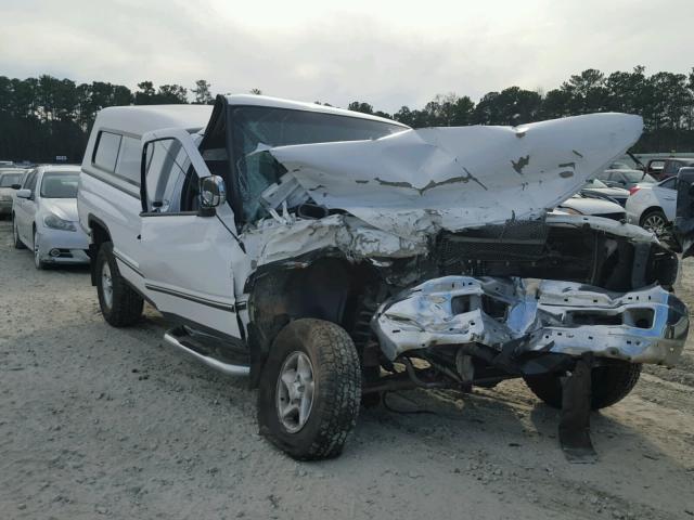 1B7HF16Z7VS138997 - 1997 DODGE RAM 1500 WHITE photo 1