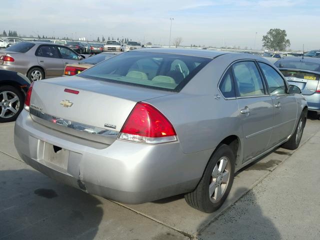 2G1WT55K079255667 - 2007 CHEVROLET IMPALA LT SILVER photo 4