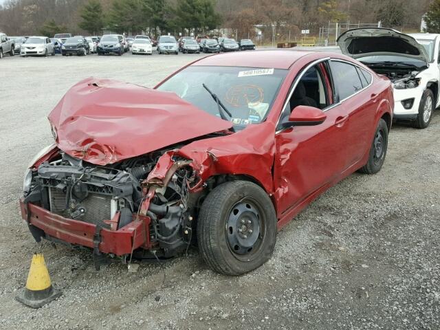 1YVHZ8BH1A5M09116 - 2010 MAZDA 6 I RED photo 2