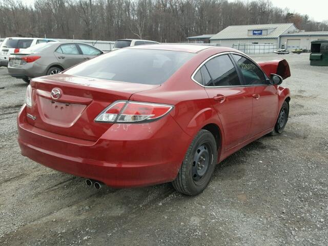 1YVHZ8BH1A5M09116 - 2010 MAZDA 6 I RED photo 4