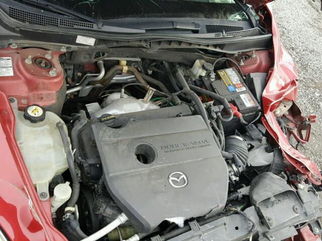 1YVHZ8BH1A5M09116 - 2010 MAZDA 6 I RED photo 7