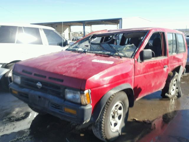 JN8HD17S0SW005952 - 1995 NISSAN PATHFINDER RED photo 2