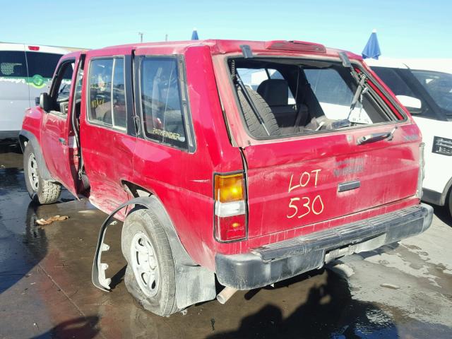 JN8HD17S0SW005952 - 1995 NISSAN PATHFINDER RED photo 3