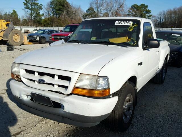 1FTYR10C5YPB08254 - 2000 FORD RANGER WHITE photo 2