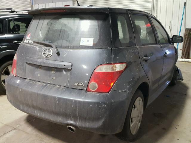 JTKKT624160144693 - 2006 TOYOTA SCION XA GRAY photo 4