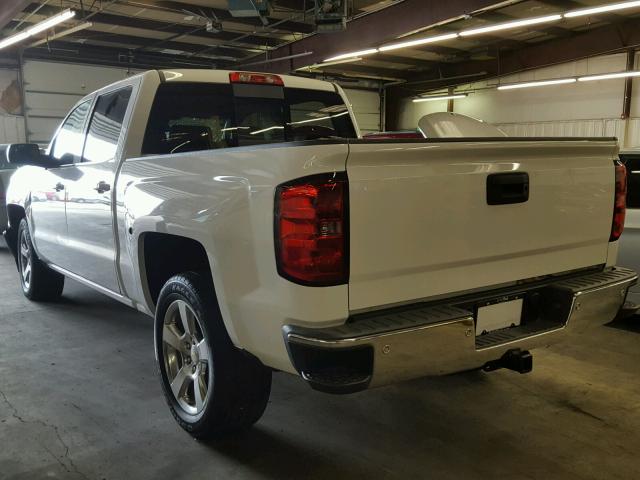 3GCUKSEJ5EG511280 - 2014 CHEVROLET SILVERADO WHITE photo 3