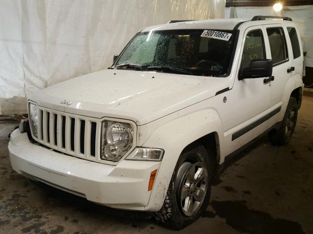 1J4PN2GK4AW180725 - 2010 JEEP LIBERTY SP WHITE photo 2