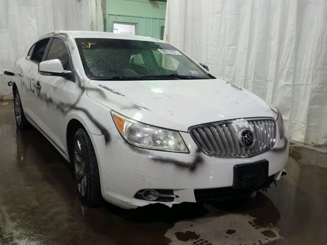 1G4GC5EG2AF157855 - 2010 BUICK LACROSSE C WHITE photo 1