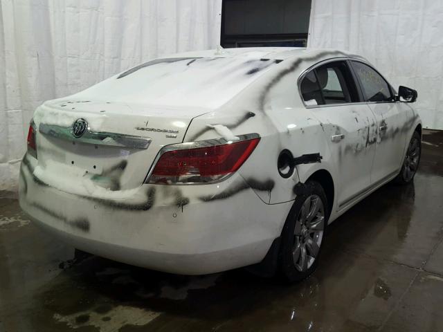 1G4GC5EG2AF157855 - 2010 BUICK LACROSSE C WHITE photo 4