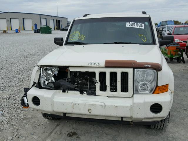 1J8HG48K56C178773 - 2006 JEEP COMMANDER WHITE photo 7