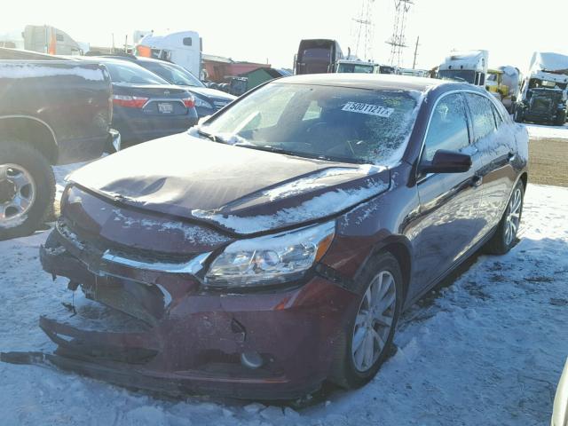 1G11F5SL9FF321167 - 2015 CHEVROLET MALIBU LTZ BURGUNDY photo 2