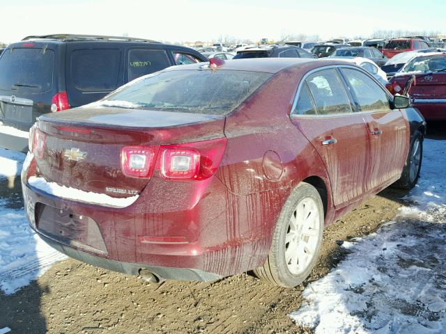 1G11F5SL9FF321167 - 2015 CHEVROLET MALIBU LTZ BURGUNDY photo 4