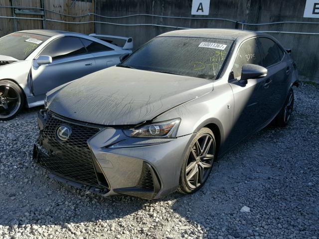 JTHBA1D24H5049951 - 2017 LEXUS IS 200T GRAY photo 2