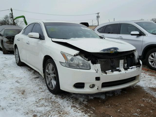 1N4AA5AP2AC842628 - 2010 NISSAN MAXIMA S WHITE photo 1