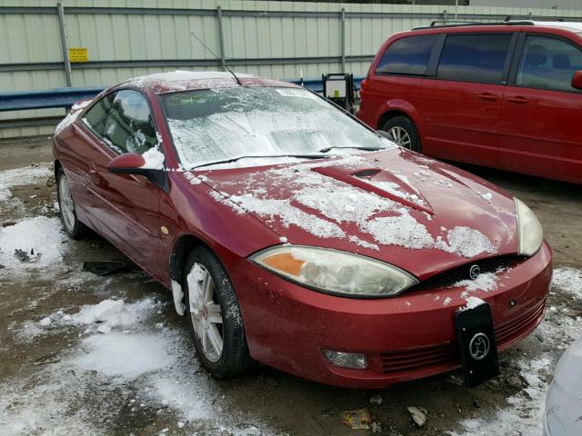 1ZWHT61L025619699 - 2002 MERCURY COUGAR V6 RED photo 1