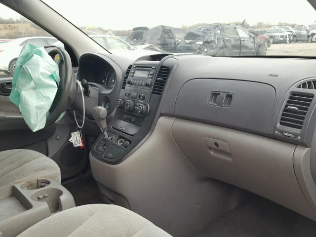 KNDMB233586231644 - 2008 KIA SEDONA EX GRAY photo 5