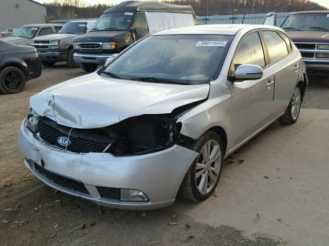 KNAFW5A30C5473481 - 2012 KIA FORTE SX SILVER photo 2