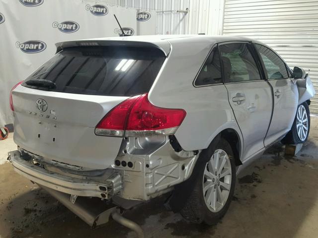 4T3ZA3BB9BU039074 - 2011 TOYOTA VENZA BASE SILVER photo 4