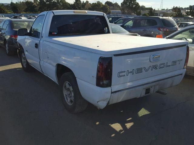 1GCEC14W81Z193416 - 2001 CHEVROLET SILVERADO WHITE photo 3