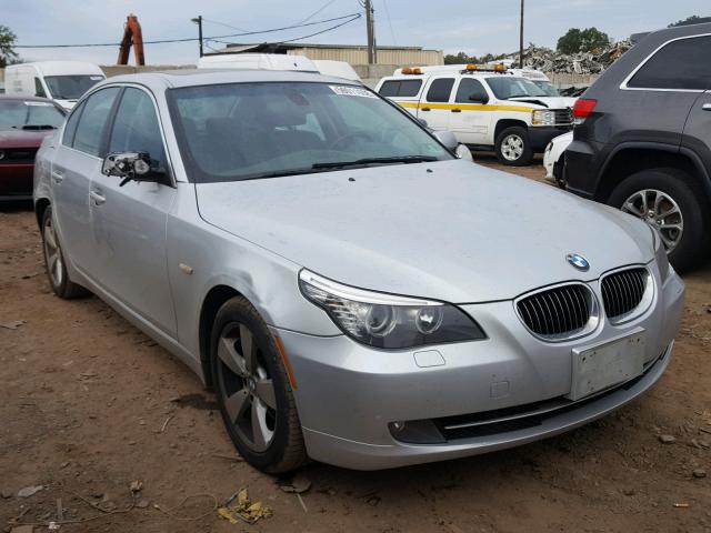 WBANV13508CZ55862 - 2008 BMW 528 XI SILVER photo 1