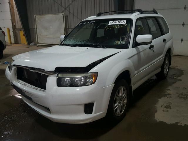 JF1SG66698H725621 - 2008 SUBARU FORESTER S თეთრი ფოტო 2