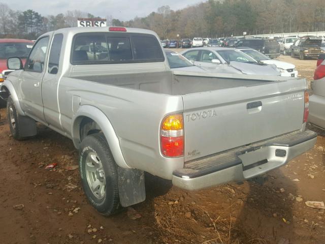 5TESM92N43Z173938 - 2003 TOYOTA TACOMA XTR SILVER photo 3