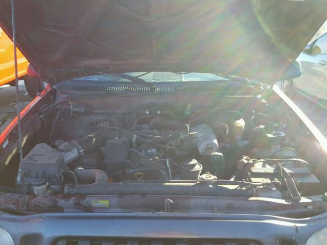 5TENL42N31Z803819 - 2001 TOYOTA TACOMA RED photo 7