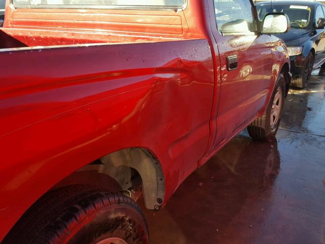 5TENL42N31Z803819 - 2001 TOYOTA TACOMA RED photo 9