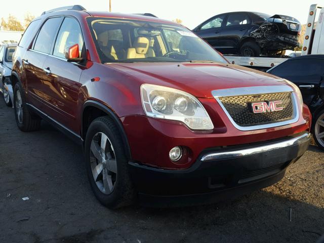 1GKLRMEDXAJ232787 - 2010 GMC ACADIA SLT RED photo 1