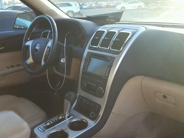 1GKLRMEDXAJ232787 - 2010 GMC ACADIA SLT RED photo 9