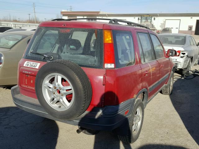 JHLRD1868WC097632 - 1998 HONDA CR-V EX RED photo 4