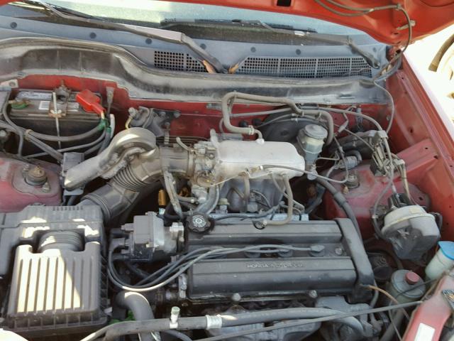 JHLRD1868WC097632 - 1998 HONDA CR-V EX RED photo 7