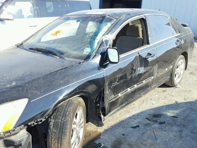 1HGCM56787A029769 - 2007 HONDA ACCORD EX BLACK photo 9