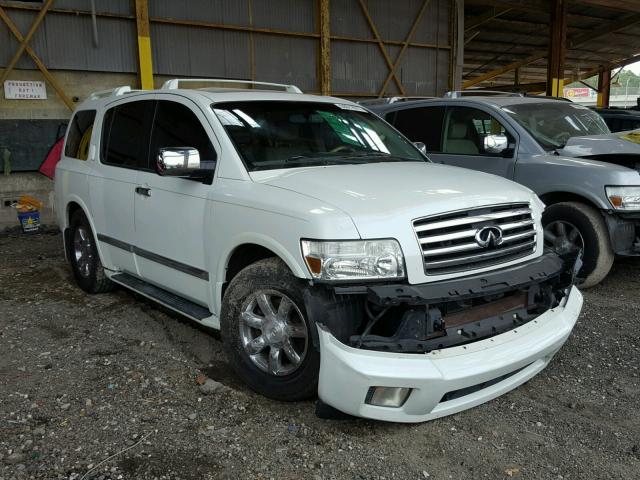 5N3AA08A06N810547 - 2006 INFINITI QX56 WHITE photo 1