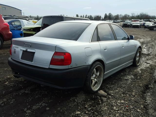 WAUED28D2WA155386 - 1998 AUDI A4 2.8 QUA SILVER photo 4