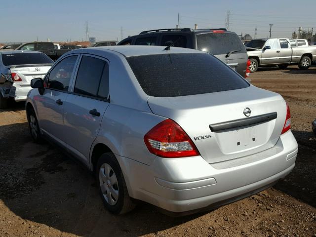 3N1CC1AP8BL444306 - 2011 NISSAN VERSA S SILVER photo 3