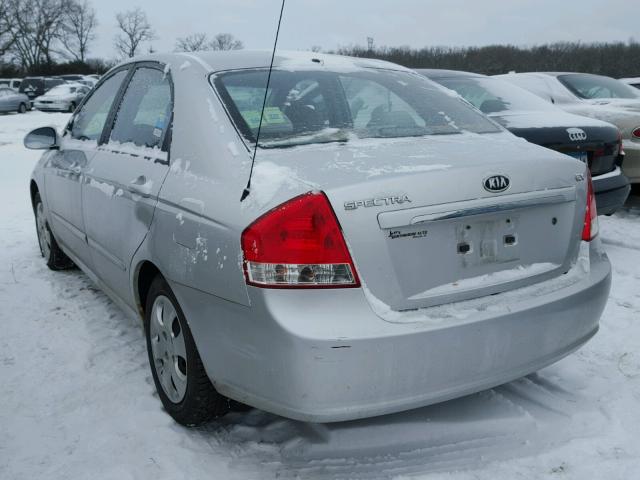 KNAFE121985499898 - 2008 KIA SPECTRA EX SILVER photo 3