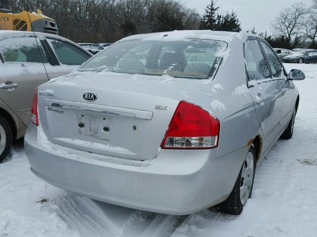 KNAFE121985499898 - 2008 KIA SPECTRA EX SILVER photo 4