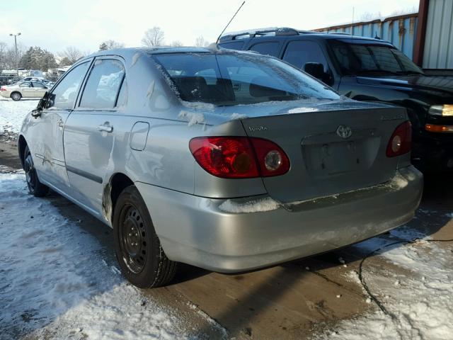 1NXBR32E14Z203577 - 2004 TOYOTA COROLLA CE SILVER photo 3